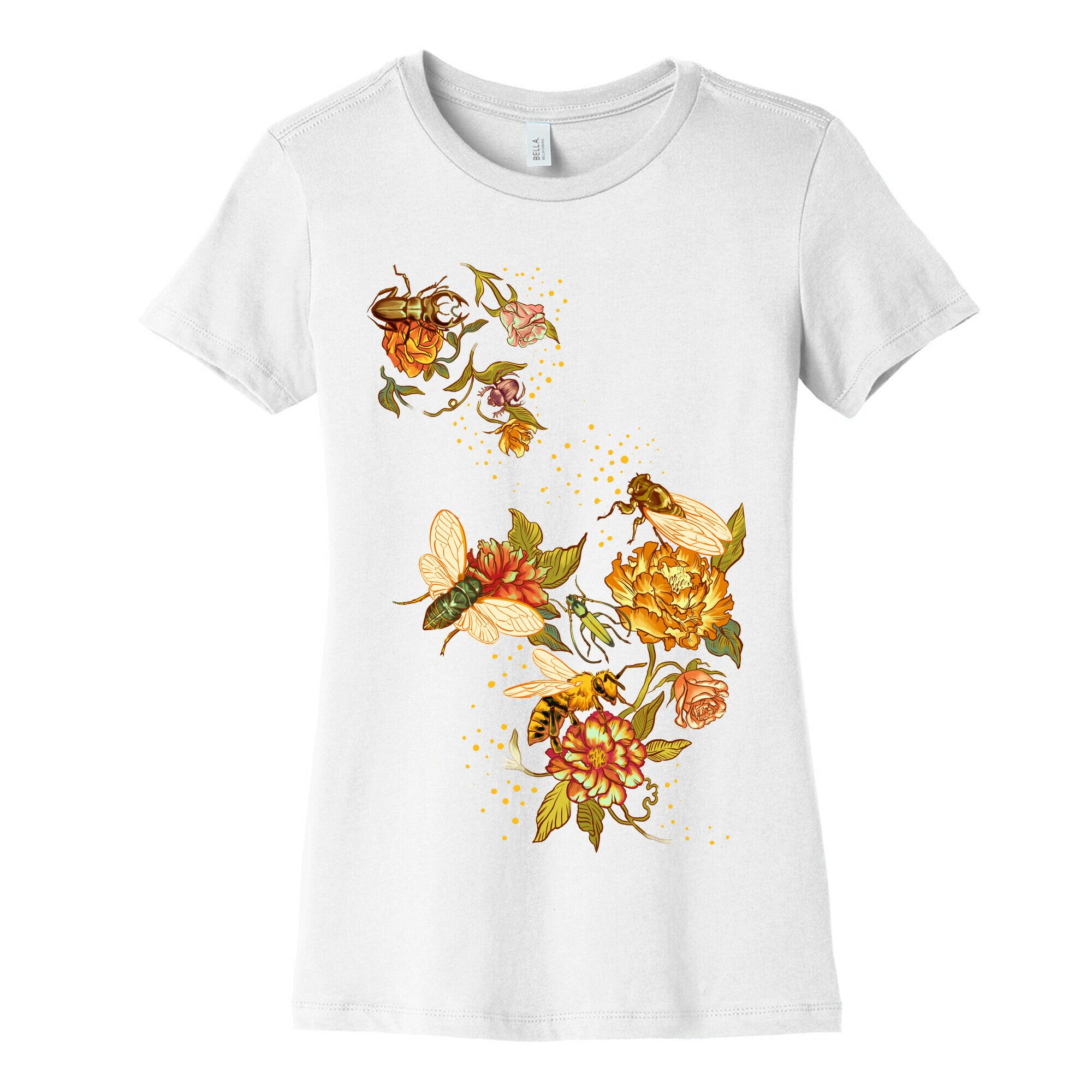 Florals & Insects Women's Cotton Tee